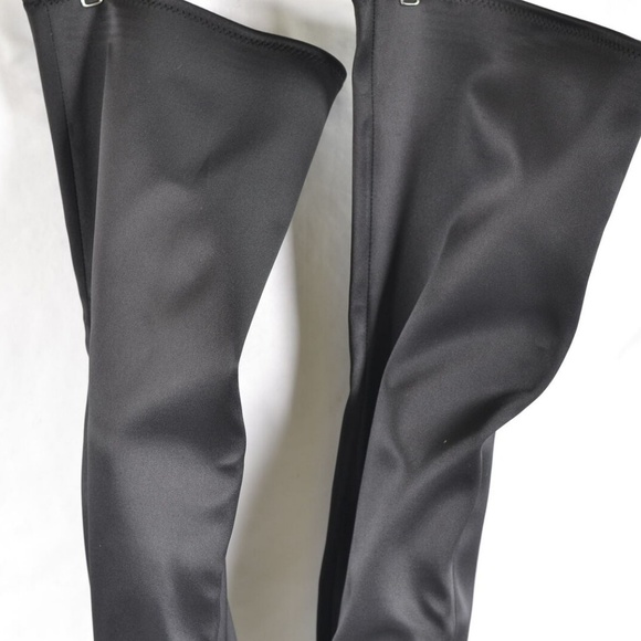 Aldo Sailors Engineer Thigh High Black Boots - Picture 3 of 6